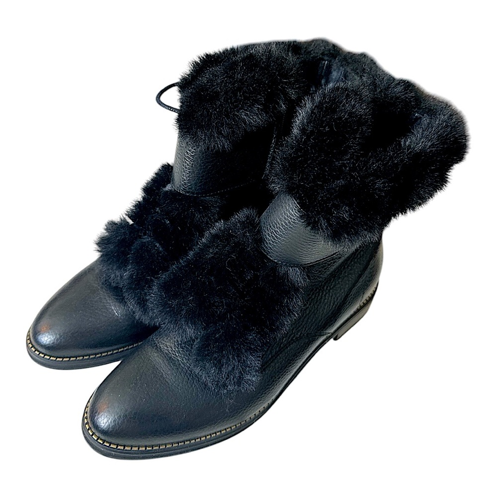 New! Black Leather Wojas Boots - size 7.5 US/ 38 EU